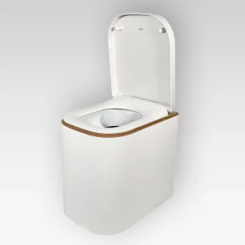 Trelino® Trenntoilette Timber D’Luxe Toilette mit WC Standard